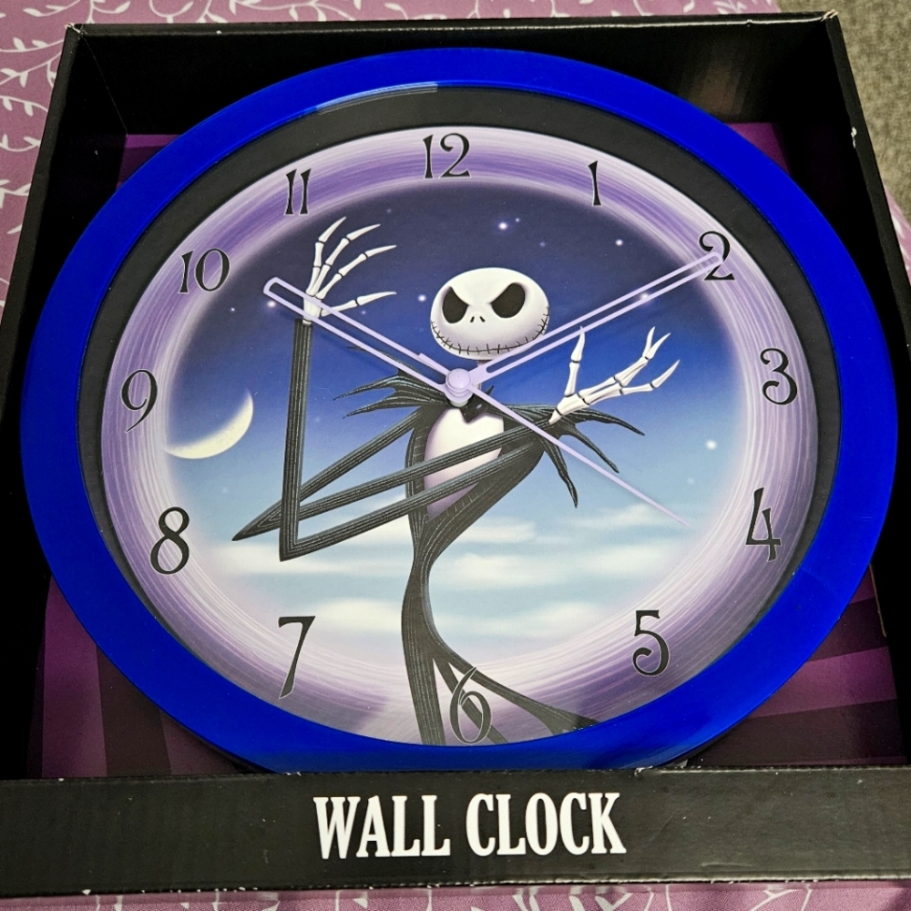 Jack skellington wall clock